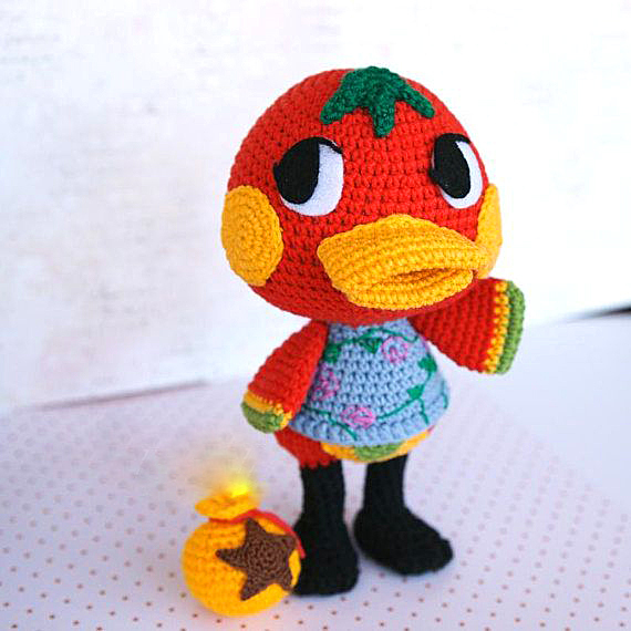 Amigurumi Red Duck Free Pattern-2