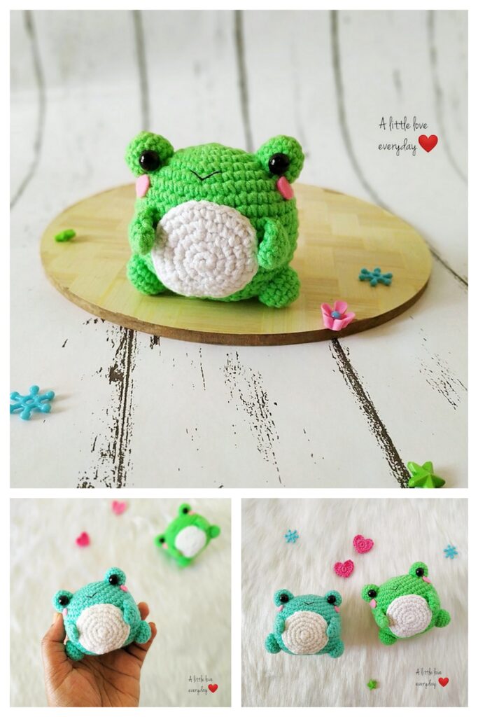 Amigurumi frog pattern - A little love everyday!