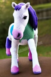 Amigurumi White Horse Free Pattern-1 - Free Amigurumi Crochet