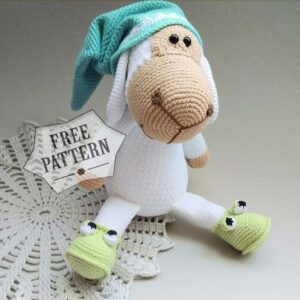 Amigurumi Sleepy Lamb Free Pattern-2