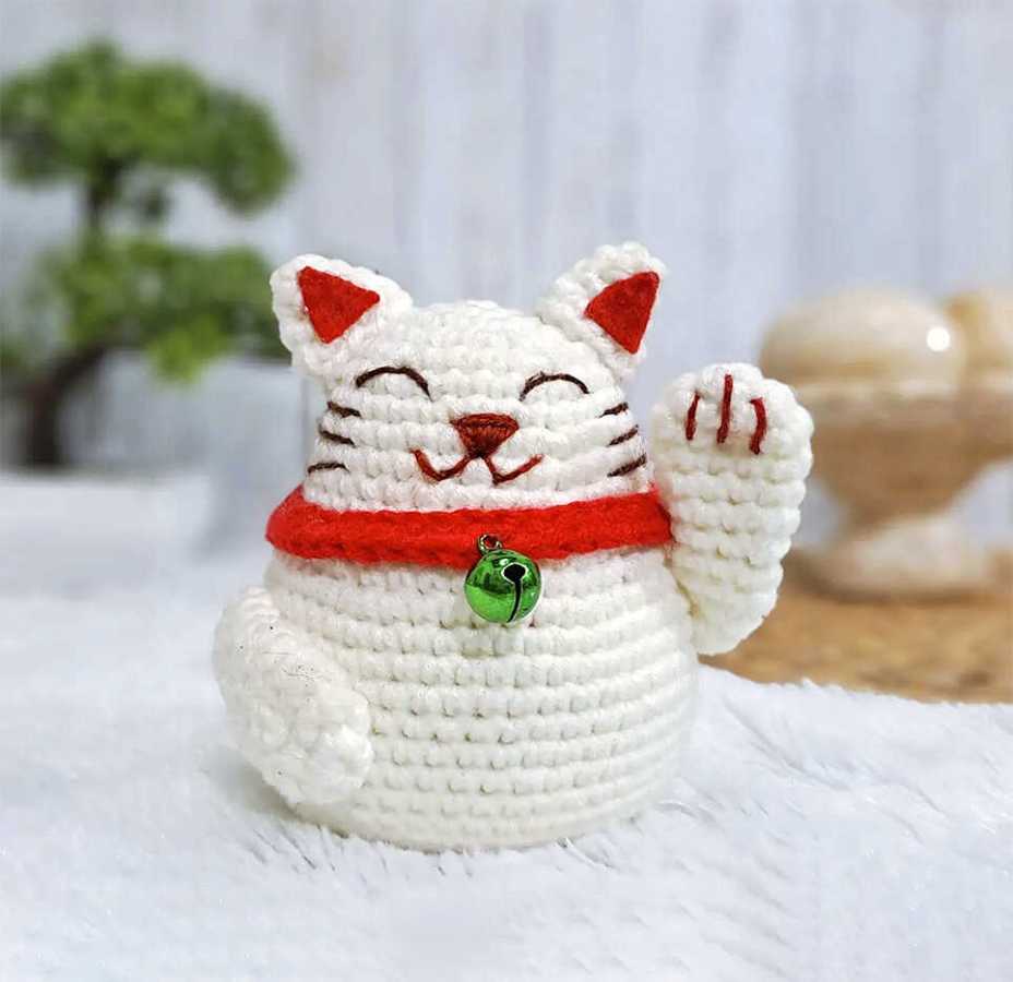 Amigurumi Lucky Cat Free Pattern-5
