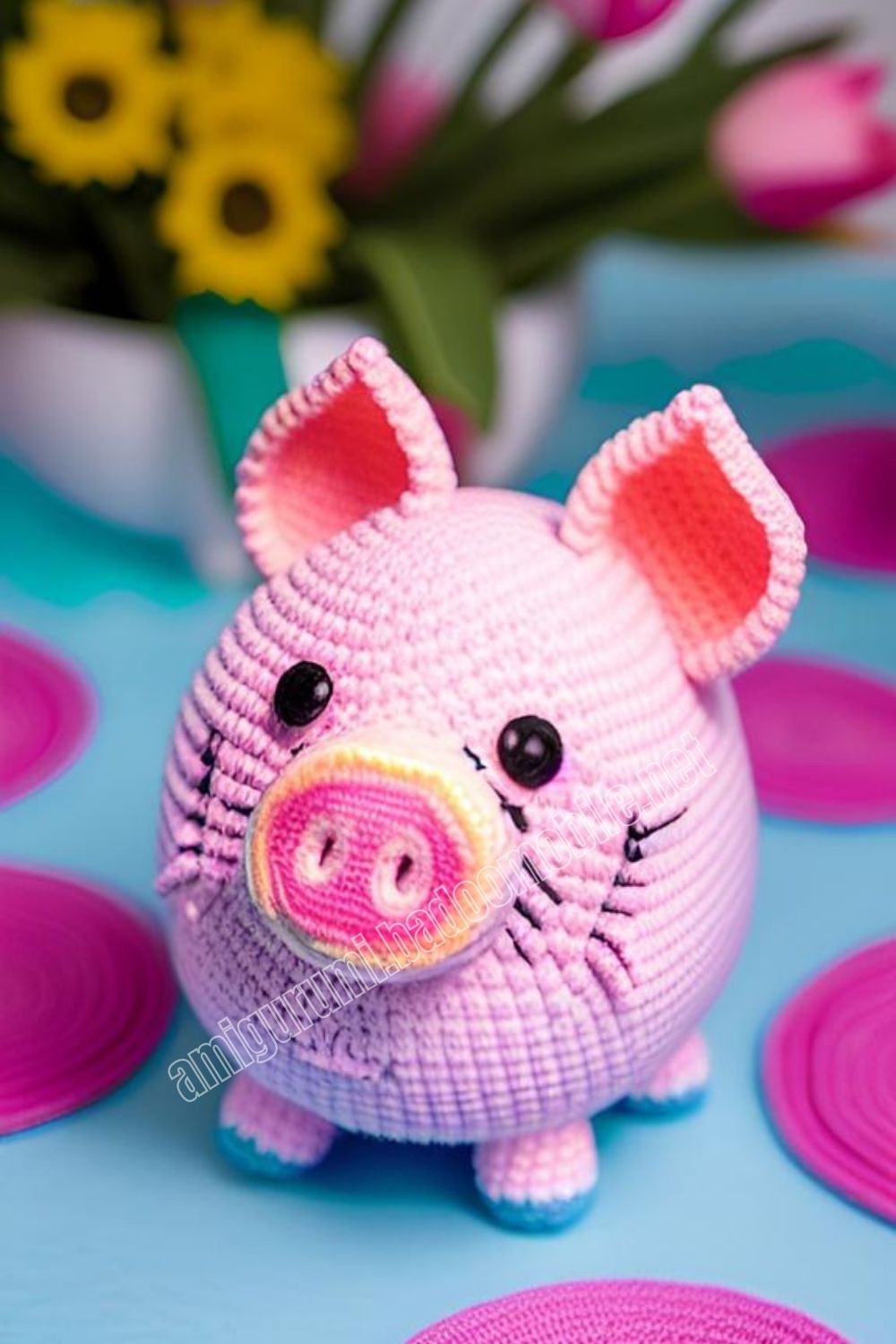 Amigurumi Sweet Small Pig Free Pattern-4 - Free Amigurumi Crochet