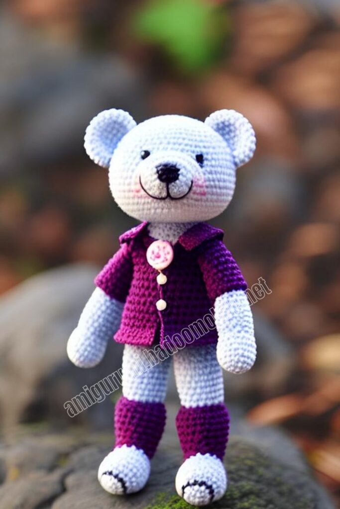 Teddy Bear Keychain 3 6