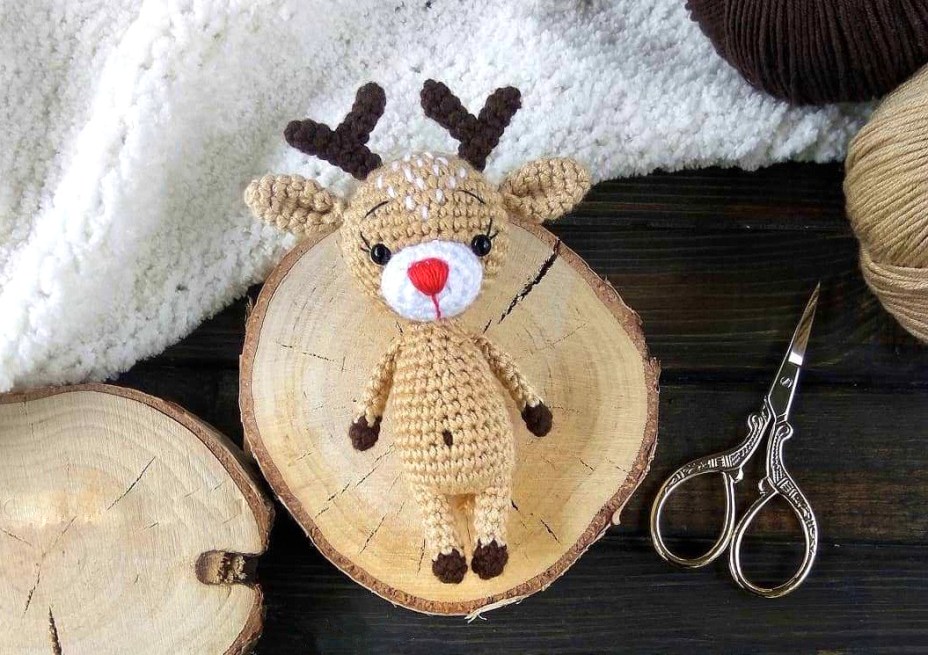 Amigurumi Tiny Reindeer Free Pattern-3