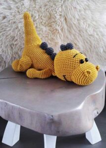 Amigurumi Tired Dinosaur Free Pattern-3