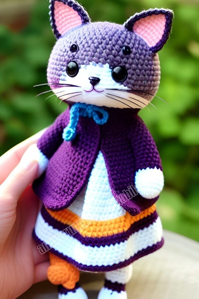 Crochet Cat 2 4