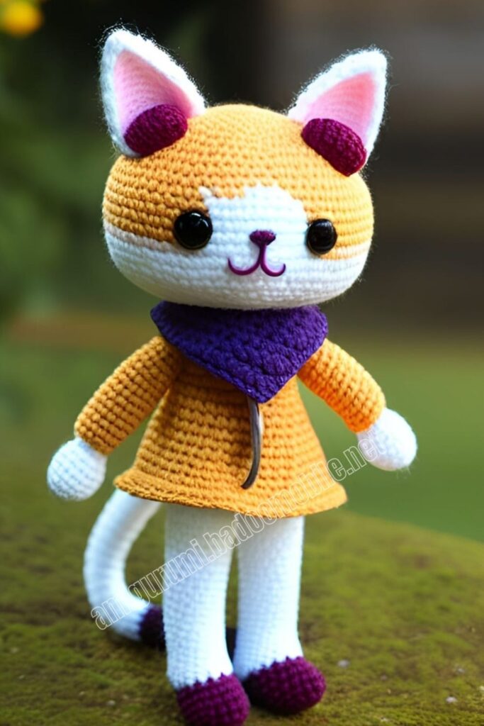 Crochet Cat 2 8