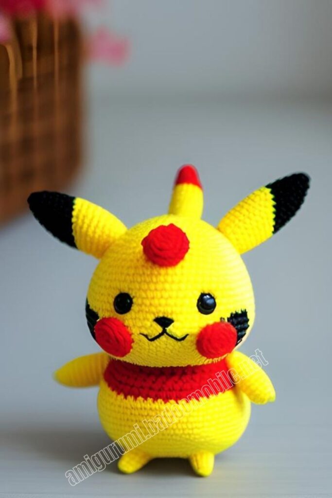 Crochet Pikachu 1 5