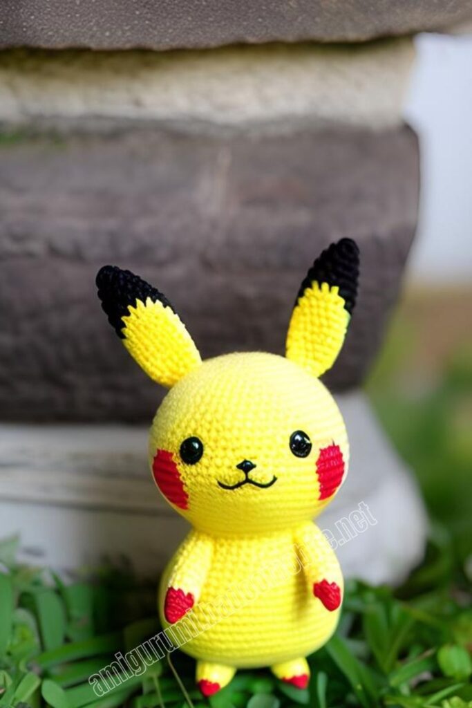 Crochet Pikachu 1 6