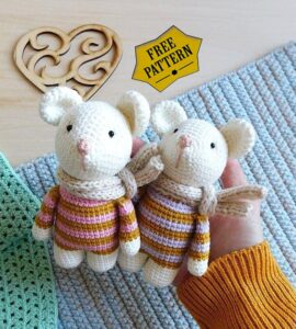 Amigurumi Cute Mouse Free Pattern-3