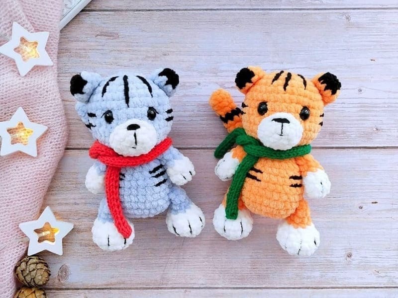Amigurumi Little Plush Tiger Free Pattern-2