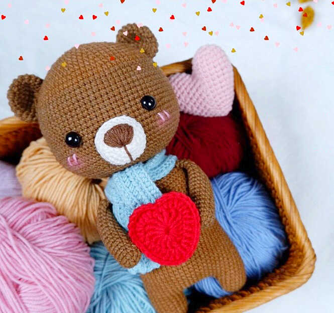 Amigurumi Valentine Bear’s Free Pattern-2