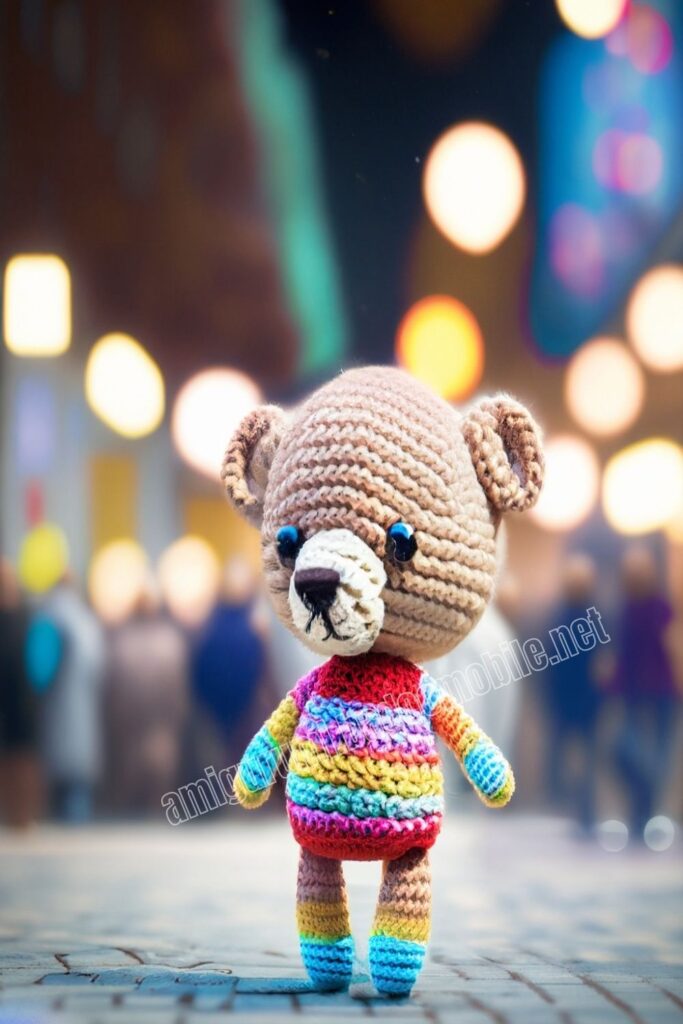 Crochet Bear 4 4