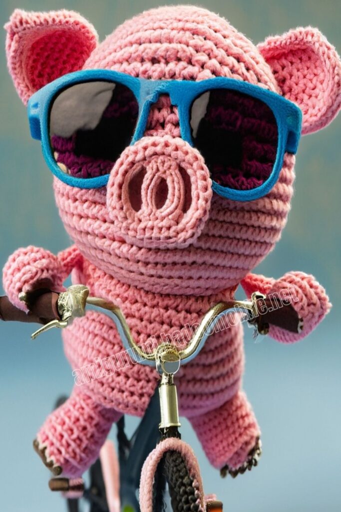 Crochet Pig 3 11