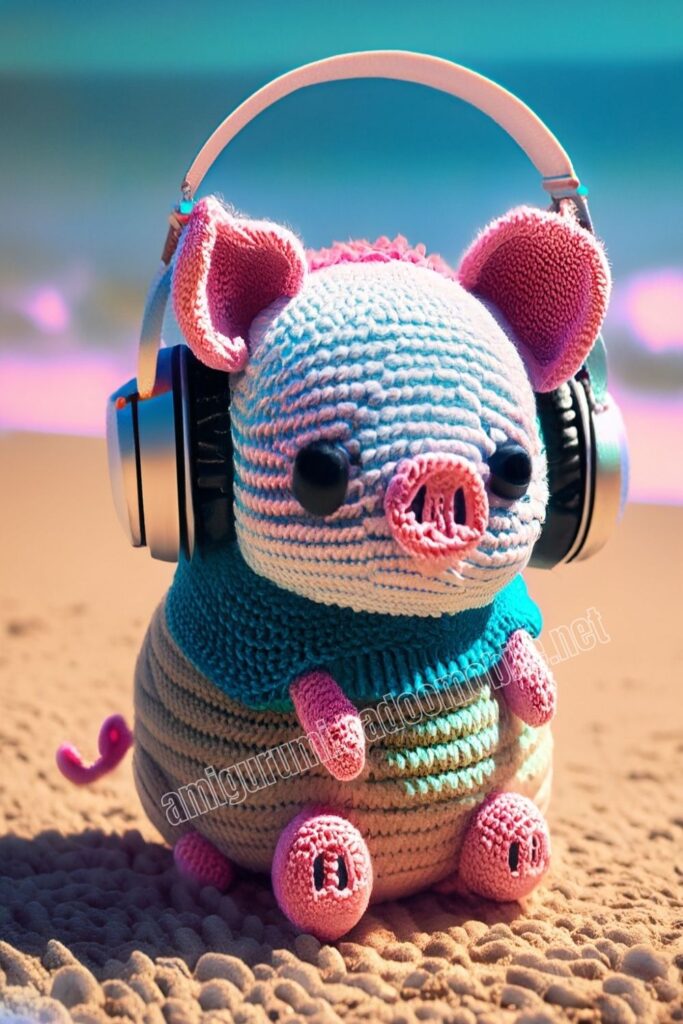 Crochet Pig 3 6