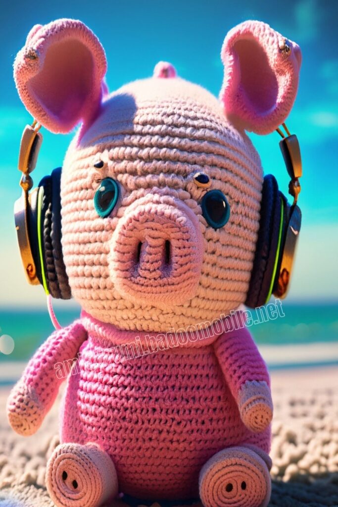 Crochet Pig 3 9