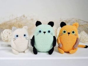 Amigurumi Funny Cat Free Pattern-1