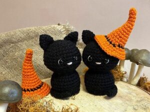 Amigurumi Halloween Black Cat Free Pattern-2