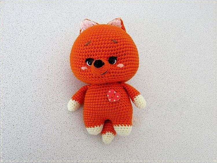 Amigurumi Little Fox Free Pattern-3