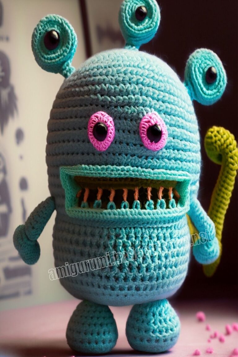 Amigurumi Monster Free Pattern-1 - Free Amigurumi Crochet