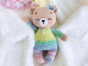 Amigurumi Sleepy Baby Bear Free Pattern-2