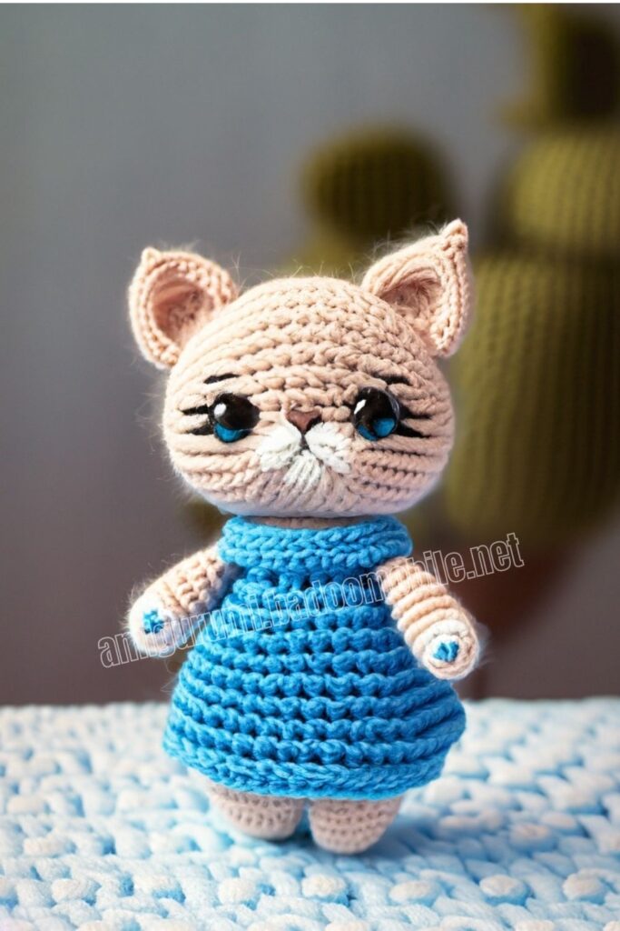 Amigurumi Funny Cat Free Pattern-1 - Free Amigurumi Crochet