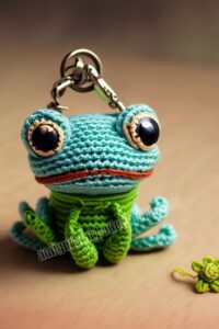 Amigurumi Plush Frog Keychain Free Pattern-3 - Free Amigurumi Crochet