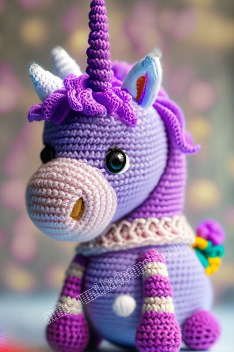 Amigurumi Unicorn Pillow Free Pattern1 Free Amigurumi Crochet