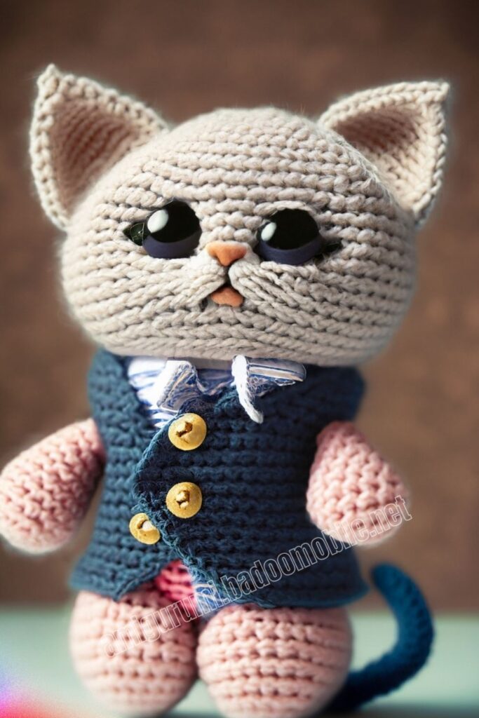 Crochet Kitten 2 3