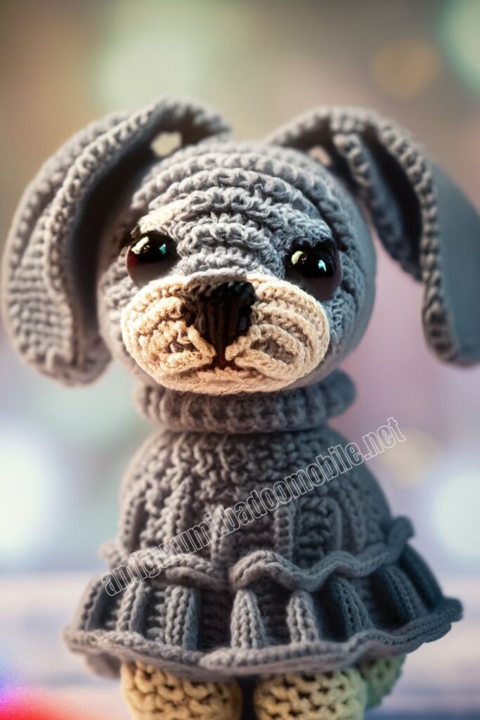 Crochet Plush Dog 2 1