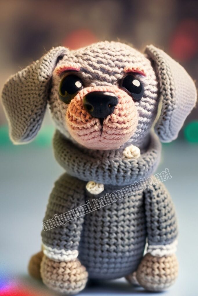 Crochet Plush Dog 2 10