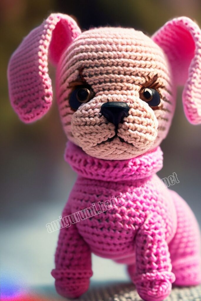 Crochet Plush Dog 2 11