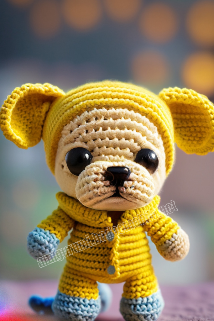 Crochet Plush Dog 2 12