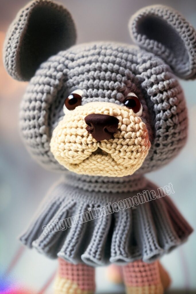 Crochet Plush Dog 2 4