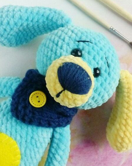 Crochet Plush Dog 2
