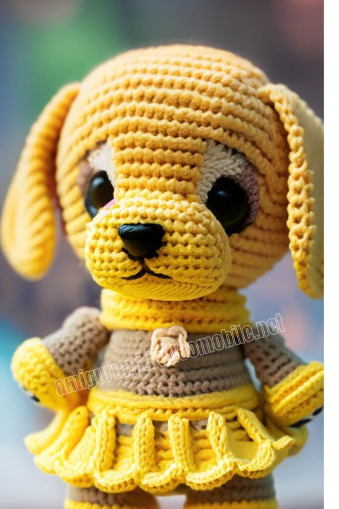 Crochet Plush Dog 2 6