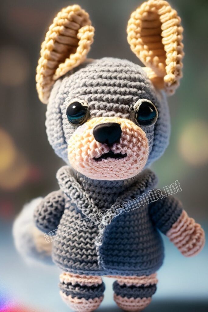 Crochet Plush Dog 2 7