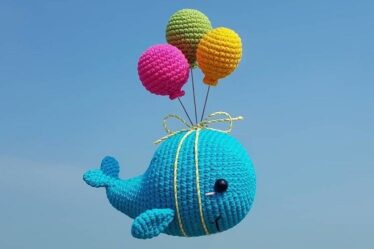 Flying Whale With Balloons 1