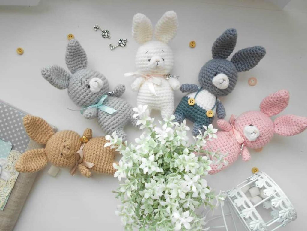 Amigurumi Small Cute Bunny Free Crochet Pattern-4