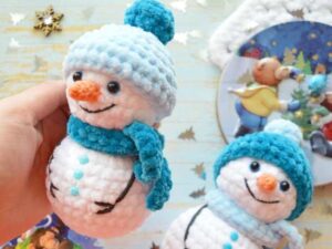 Amigurumi Small Snowman Free Pattern-2