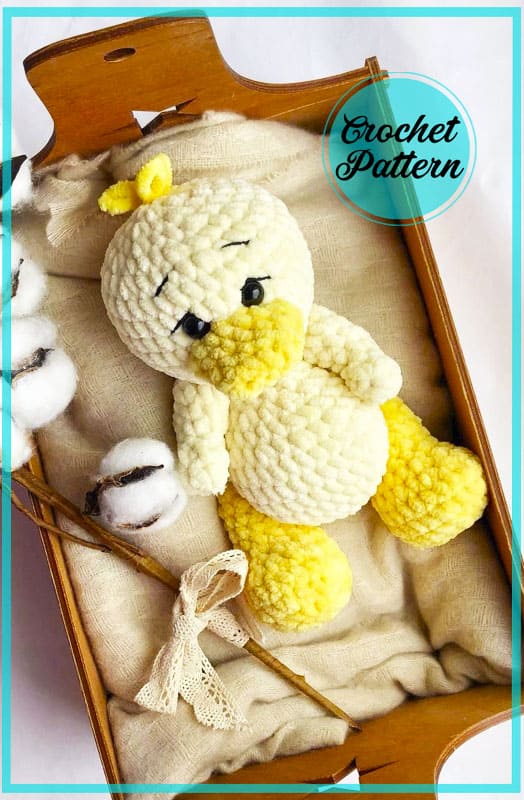 Amigurumi Baby Crochet Duck Free Pattern-2
