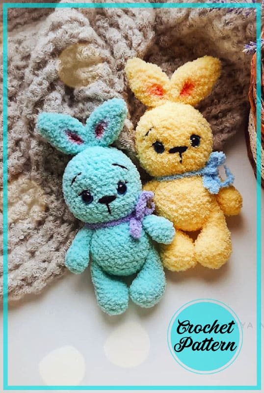 Amigurumi Lemon Crochet Bunny Free Pattern-1