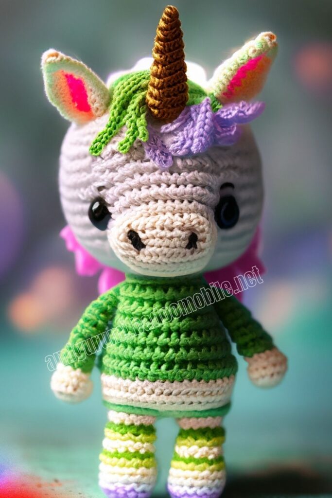Baby Crochet Unicorn 2 2