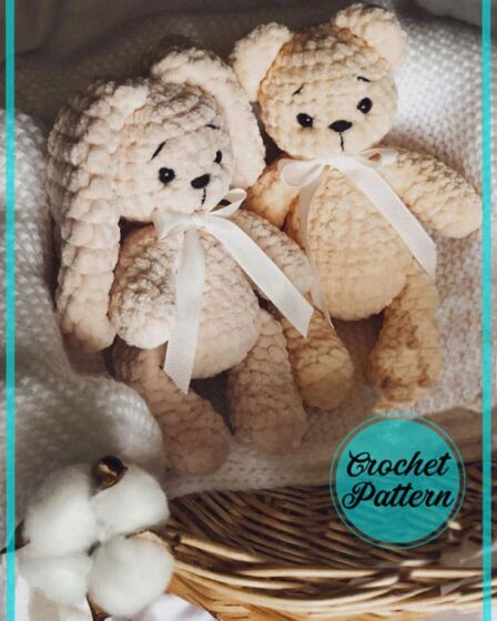 Crochet Bear And Bunny 2