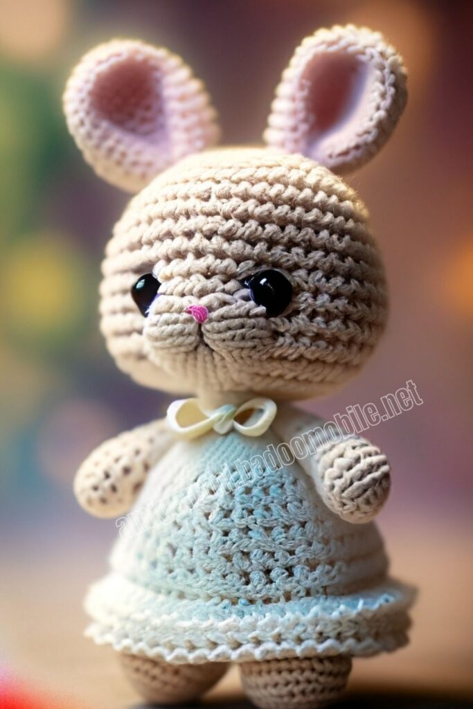 Crochet Bunny 3 5
