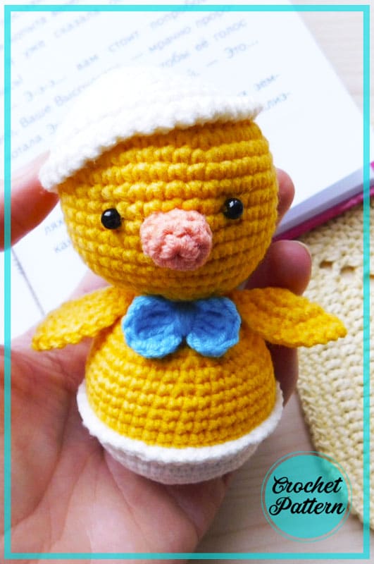 Amigurumi Crochet Chicken Baby Free Pattern-1