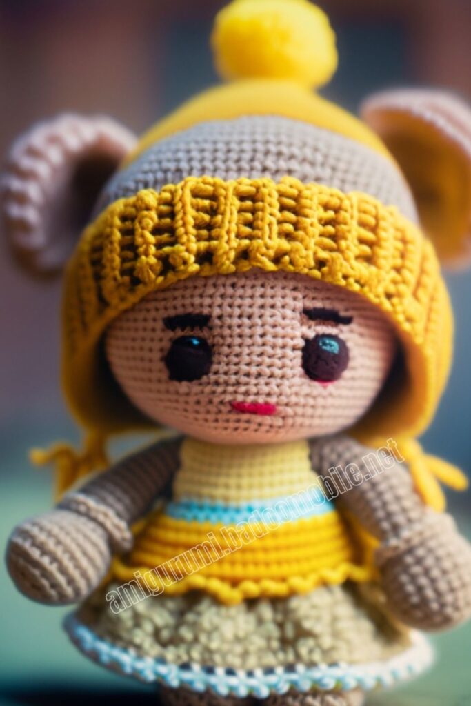 Crochet Lisa Simpson 1 4