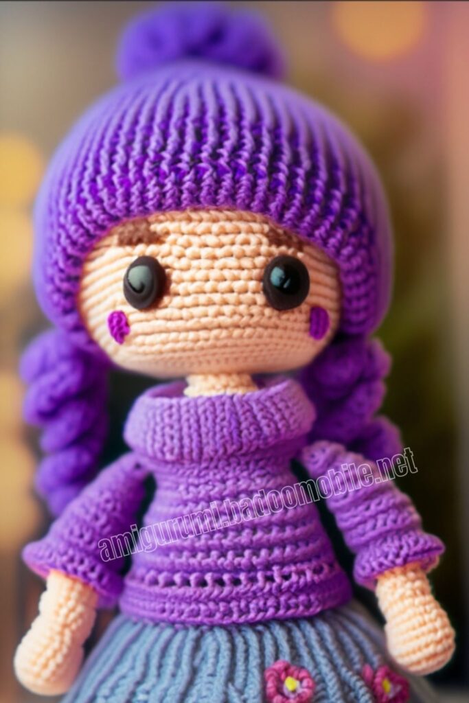 Crochet Lisa Simpson 1 5