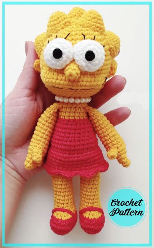 Amigurumi Crochet Lisa Simpson Free Pattern-1