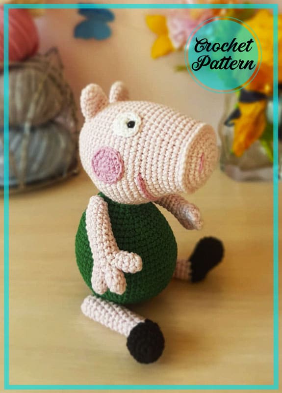 Amigurumi Crochet Peppa Pig George Free Pattern-1